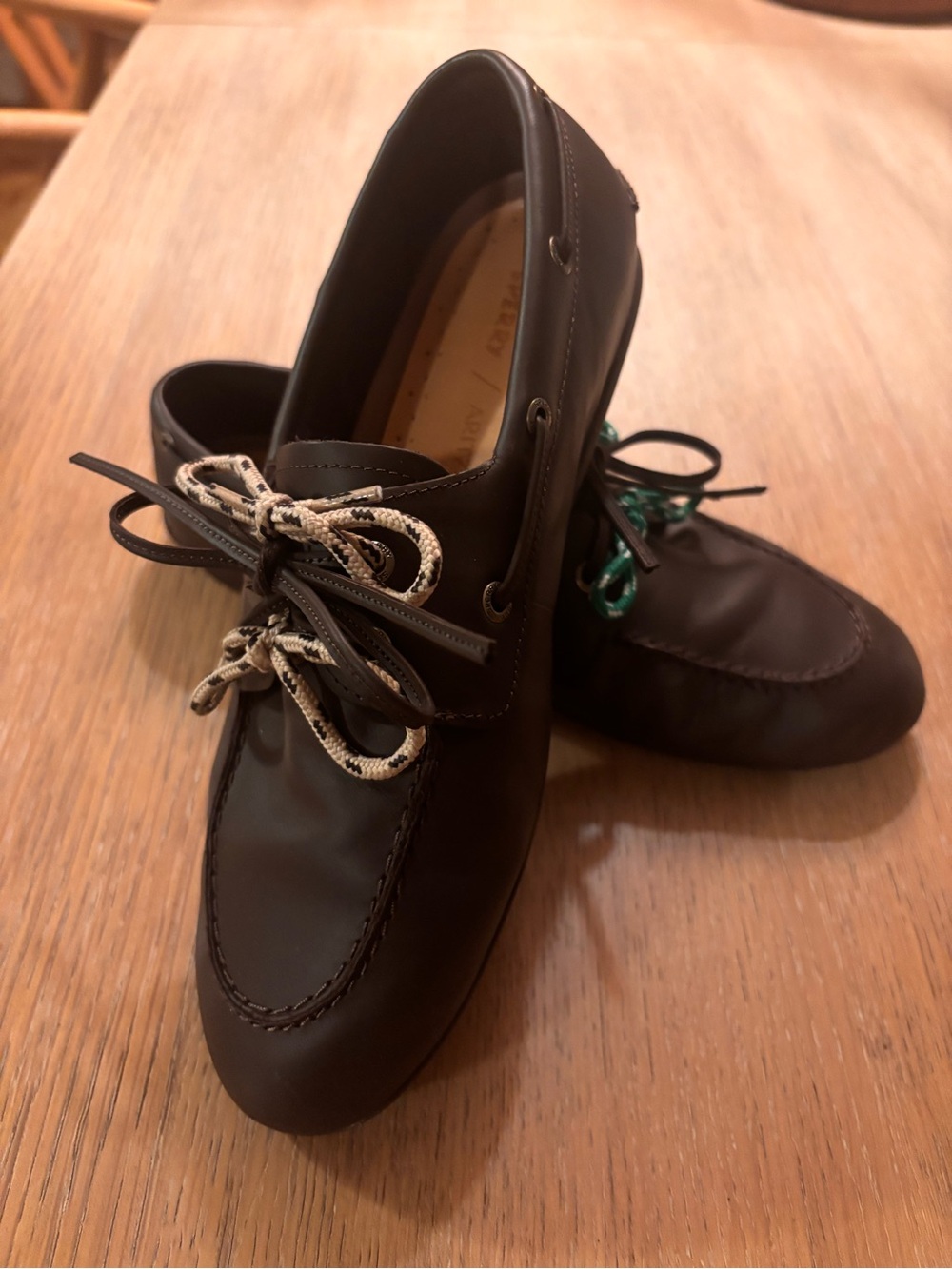 Women's Sperry x Aritzia Slim Boat Shoes in Brown
